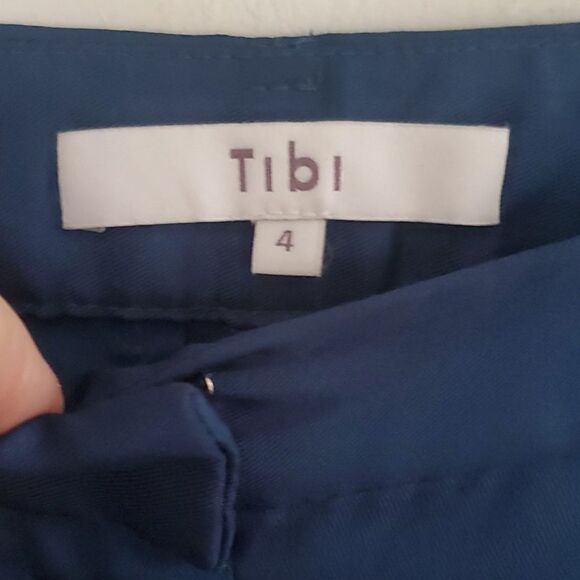 Tibi Teal Satin Pants - Picture 3 of 10